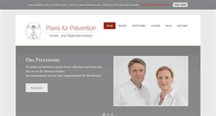 Desktop Screenshot of praxis-frankfurt.com